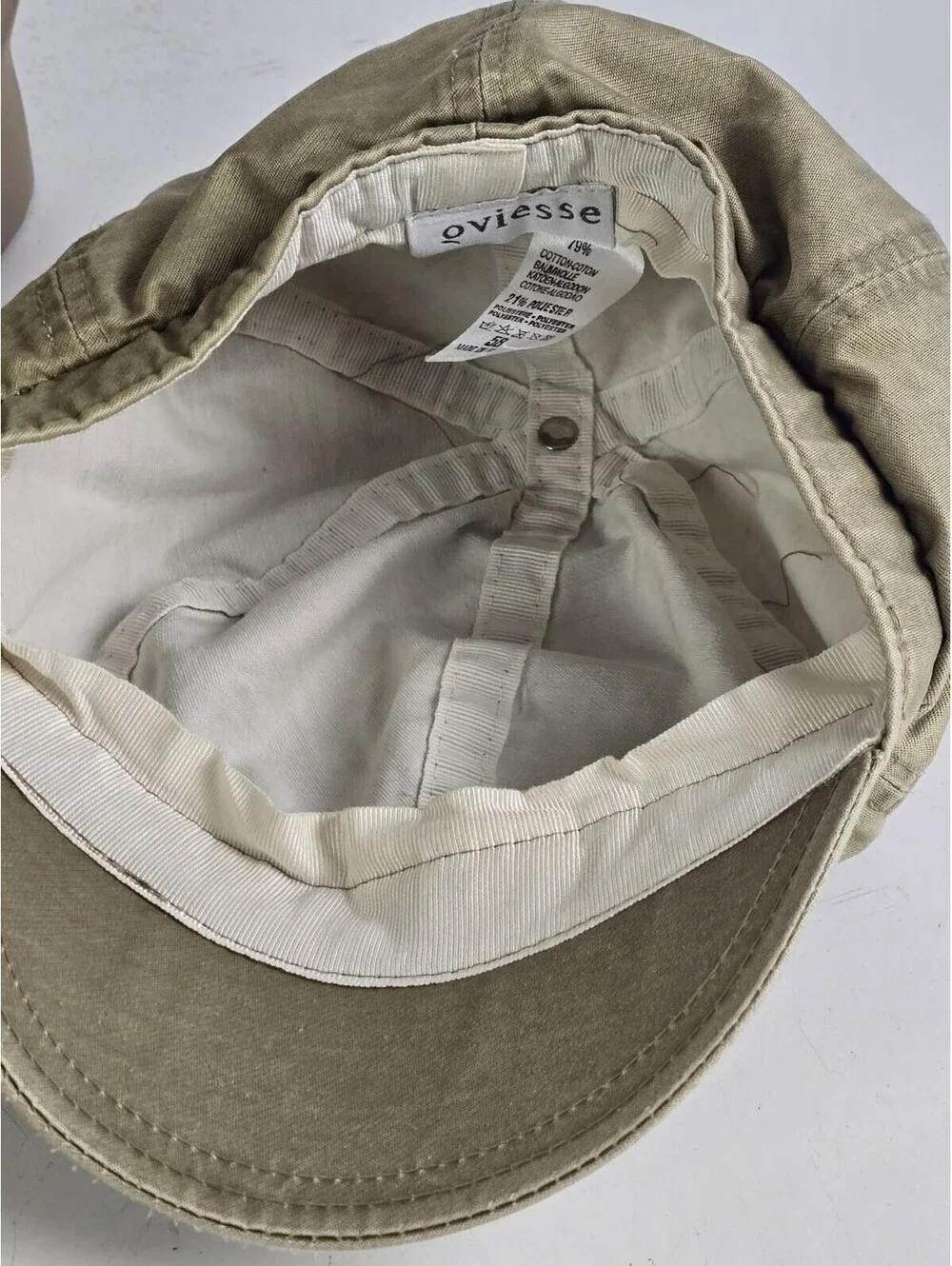 Oviesse Newsboy Beret Baker Boy Cap Women 58 Italy Soft Slouchy Hat Rare Vintag